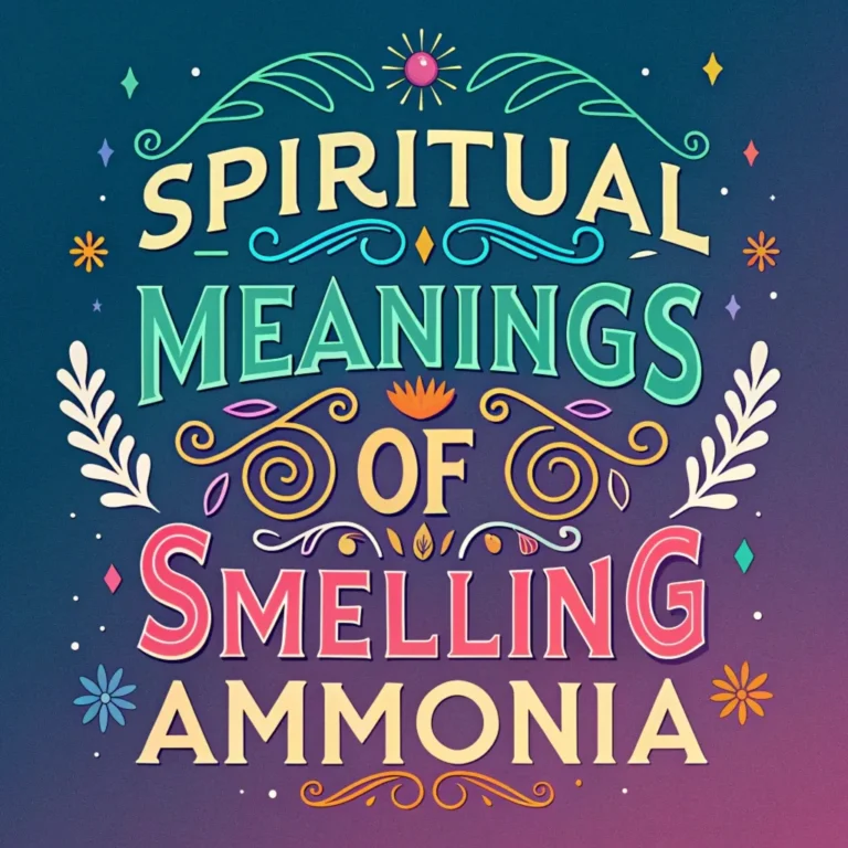 13 Spiritual Meanings of Smelling Ammonia:  Hidden Symbolism