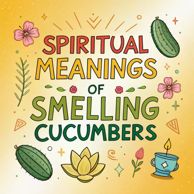 12 Spiritual Meanings of Smelling Cucumbers:  Aromatic Wisdom