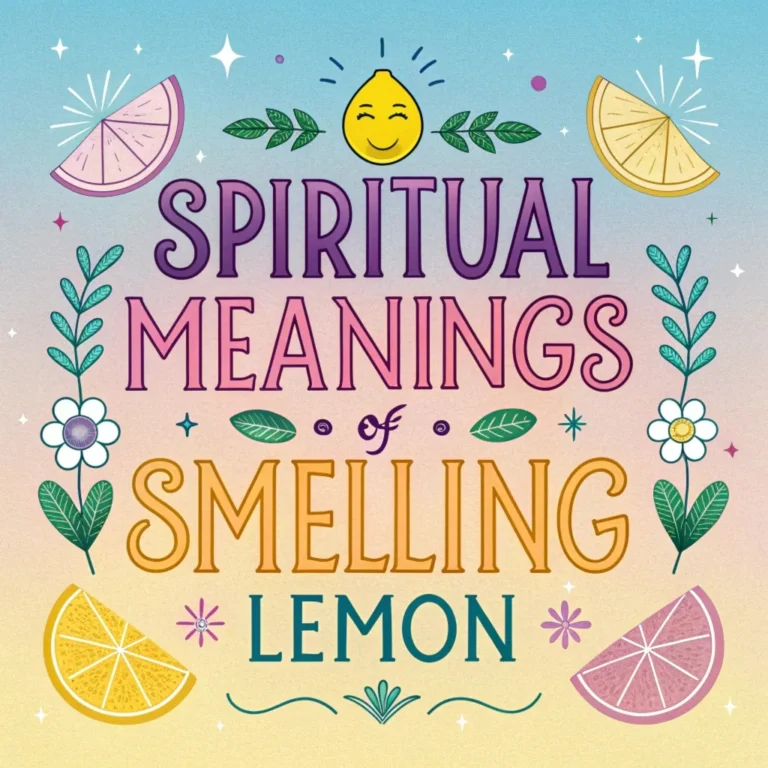 13 Spiritual Meanings of Smelling Lemons: Nature’s Aromatic Wisdom