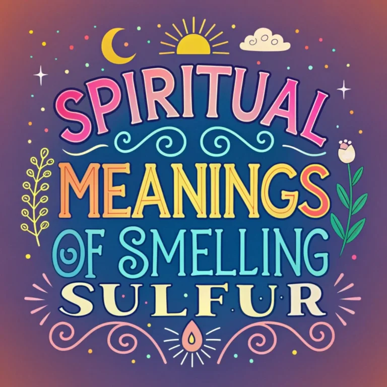 13 Spiritual Meanings of Smelling Sulfur: What Does It Mean for You?