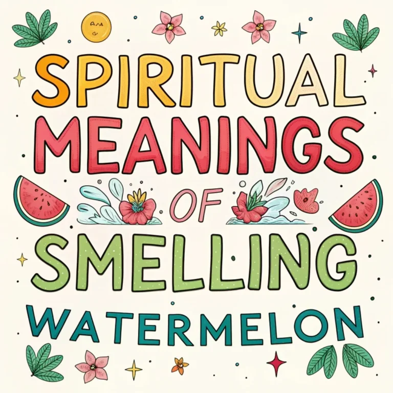 13 Spiritual Meanings of Smelling Watermelon: Sweet Messages