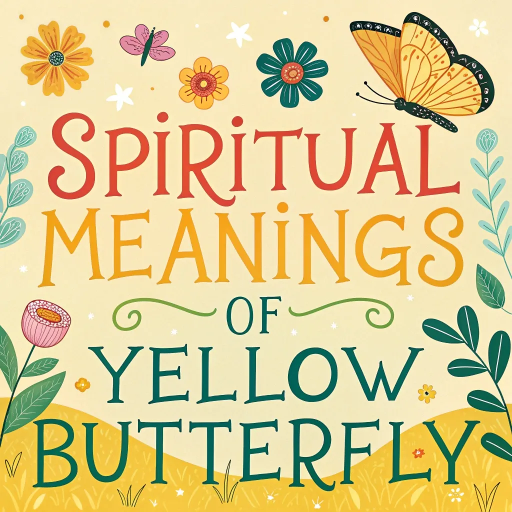 Spiritual Meanings of Yellow Butterfly: Signs of Hope & Change