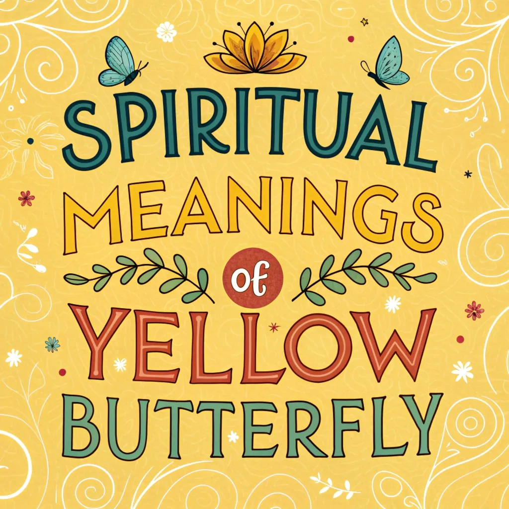 Spiritual Meanings of Yellow Butterfly: Signs of Hope & Change