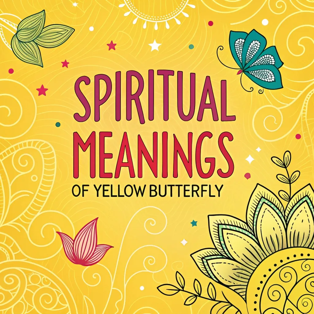 Spiritual Meanings of Yellow Butterfly: Signs of Hope & Change