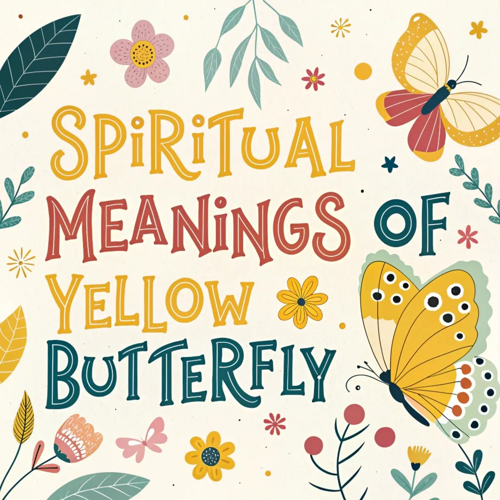 Spiritual Meanings of Yellow Butterfly: Signs of Hope & Change