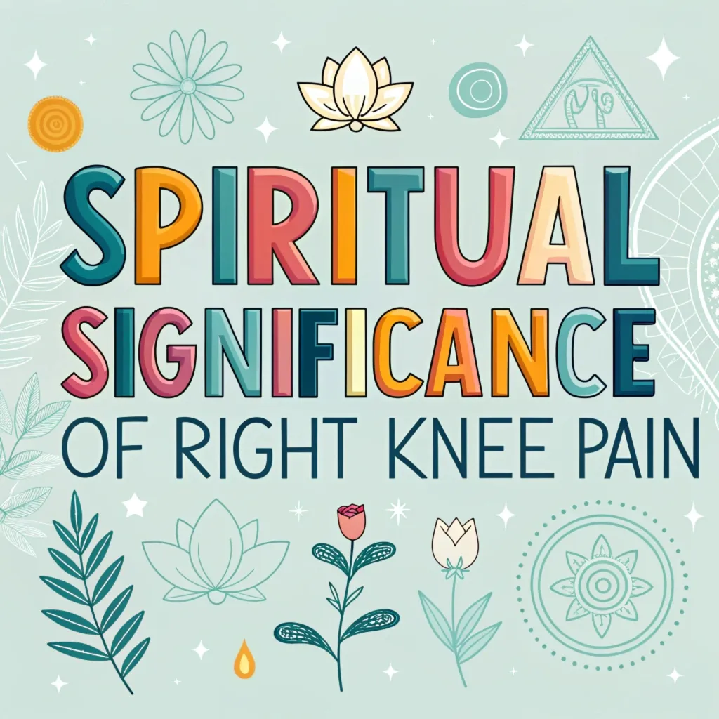 The Spiritual Significance of Right Knee Pain: Deep Insights