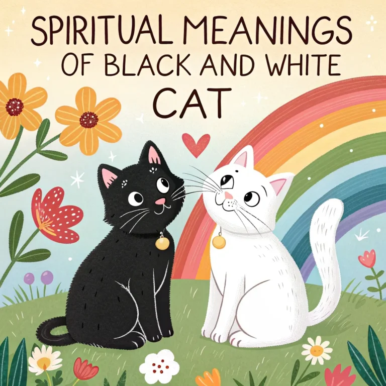 Black and White Cat Spiritual Meanings: Cosmic Feline Connection