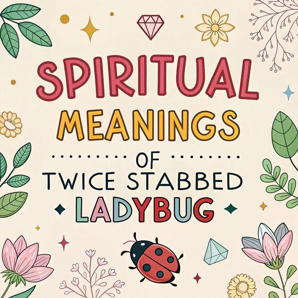 14 Spiritual Meanings of the Twice Stabbed Ladybug Explained