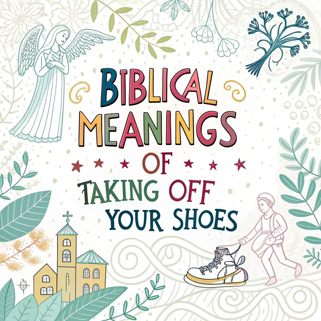 The Biblical Meanings of Taking Off Your Shoes