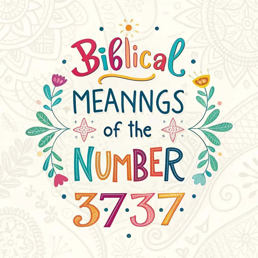 Biblical Meanings of the Number 3737: Divine Signs