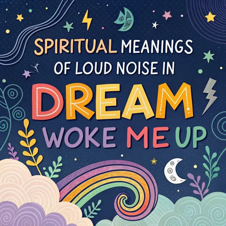 13 Spiritual Meanings of Loud Noise in Dream Woke Me Up