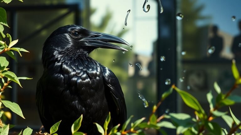 crow window impact meanings