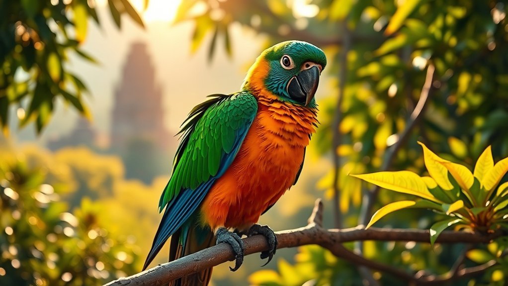 Parrot Symbolism: Expression and Spiritual Vibrancy 2 cultural symbolism of parrots
