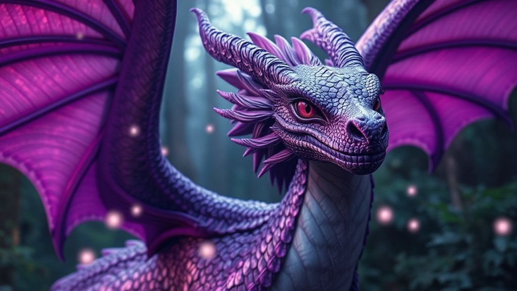 purple dragon spiritual insights