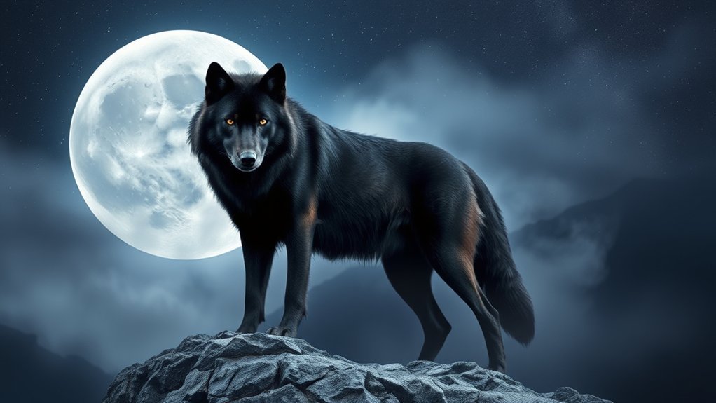 spiritual insights of black wolf