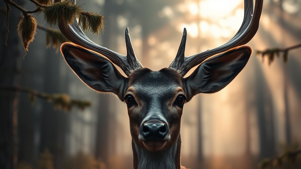 deer staring signifies spiritual awareness