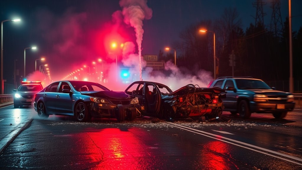 dreams of cars crashing