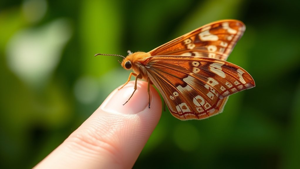 moth encounters signify transformation