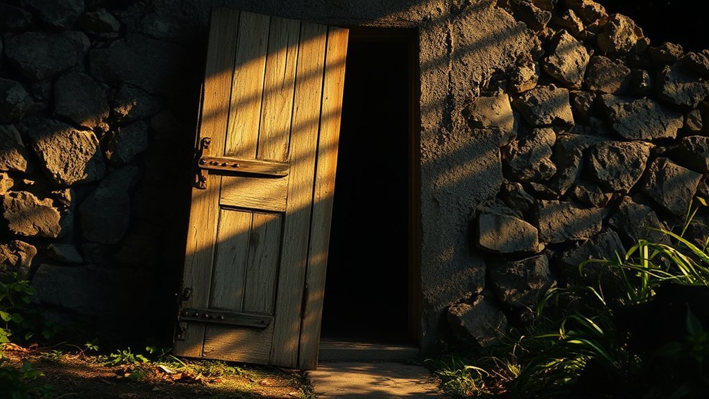 broken doors symbolize change