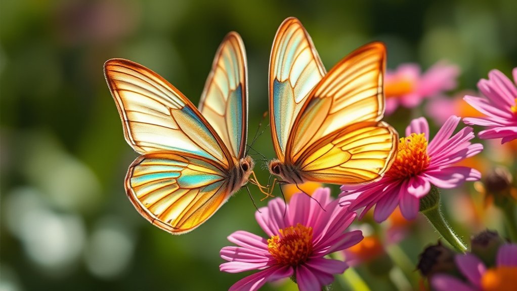 coupled butterflies symbolize unity