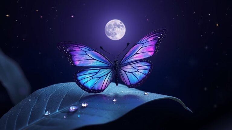 night butterfly symbolizes spiritual transformation