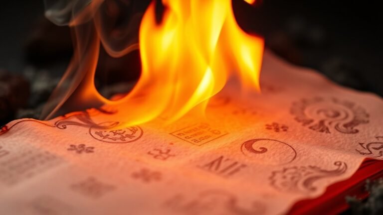 paper burning spiritual significance