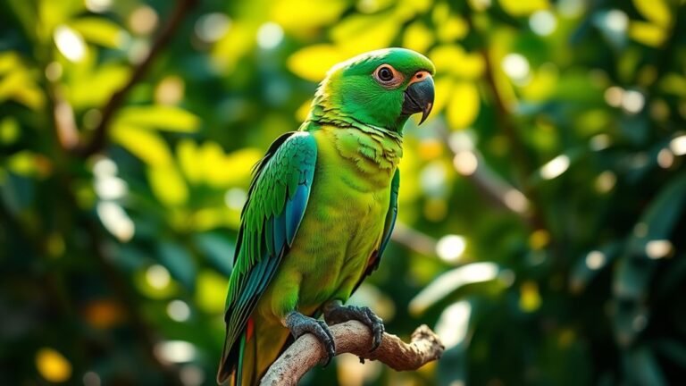 parrots symbolize communication and vitality