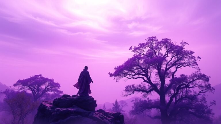 purple symbolizes wisdom spirituality