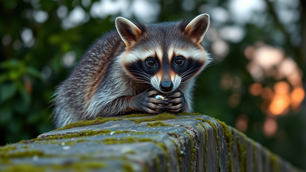 raccoon symbol curiosity and adaptability