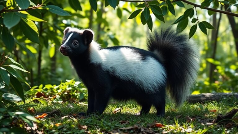 skunk symbolizes protection and confidence